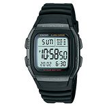 CASIO 城市個性休閒電子錶(全黑)