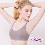 【可蘭霓Clany】天絲棉涼感無鋼圈M-XL胸衣(低調灰 6390-62)