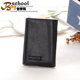 【Bag school 包學院】時尚三折設計長方形短夾