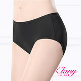 【可蘭霓Clany】透氣柔軟Tactel L-XL 中腰褲 神秘黑 2163-63