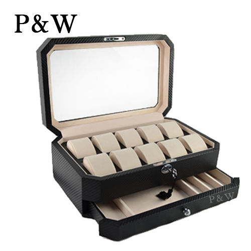【P&W】
手工雙層名錶收藏盒