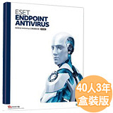ESET Endpoint Antivirus 5 企業版含中央控管-三年40用戶授權【加贈SAMPO濾水壺】