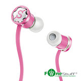 Fonestuff Fits 抗噪重低音耳塞式耳機(粉)