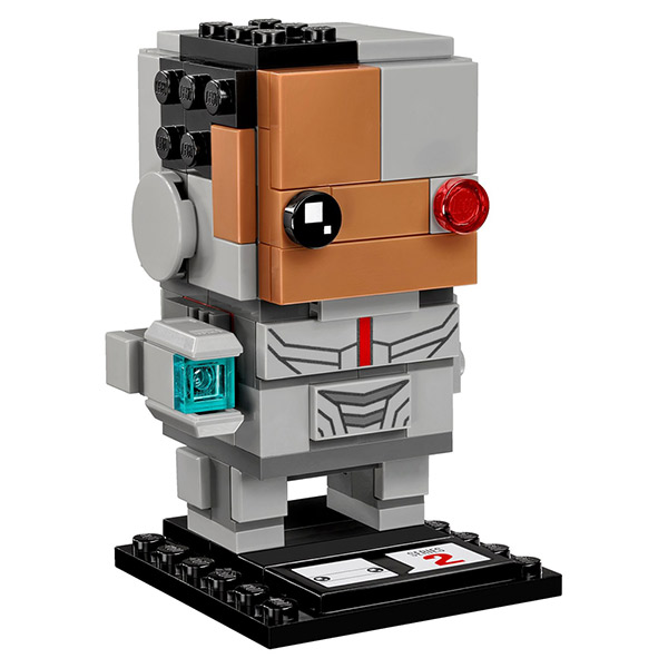 【lego乐高】brickheadz系列 41601 钢骨 cyborg