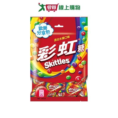 Skittles彩虹糖家庭號-混合水果口味135g