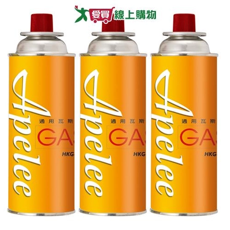 Apelee 瓦斯罐 220G(3入/組) HKG-007