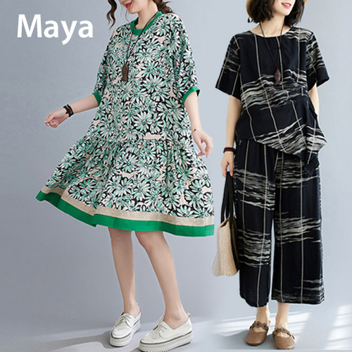  Maya 棉麻涼爽女裝↘下單享88折