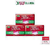 康乃馨超薄蝶型-衛生棉一般型21.5cm x 20片 x 3包(共60片)【愛買】
