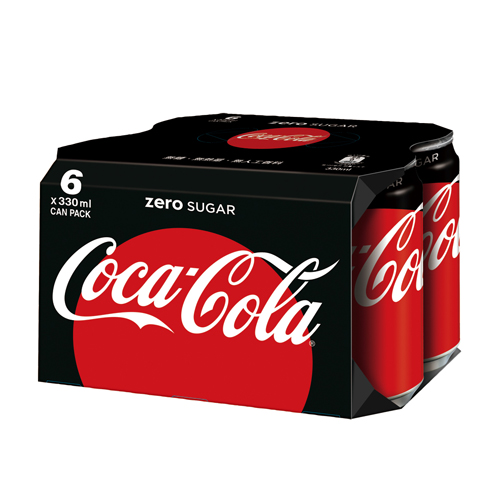 可口可樂zero易開罐330ml*6入