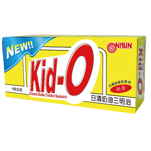 日清Kid-O三明治餅乾-奶油口味150g