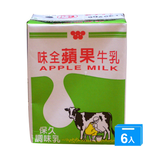 味全蘋果調味乳200ml*6入
