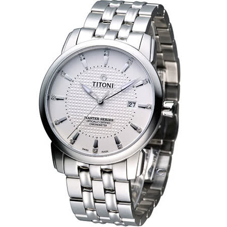梅花錶 TITONI Master Series 天文台認證機械腕錶 83788S-391