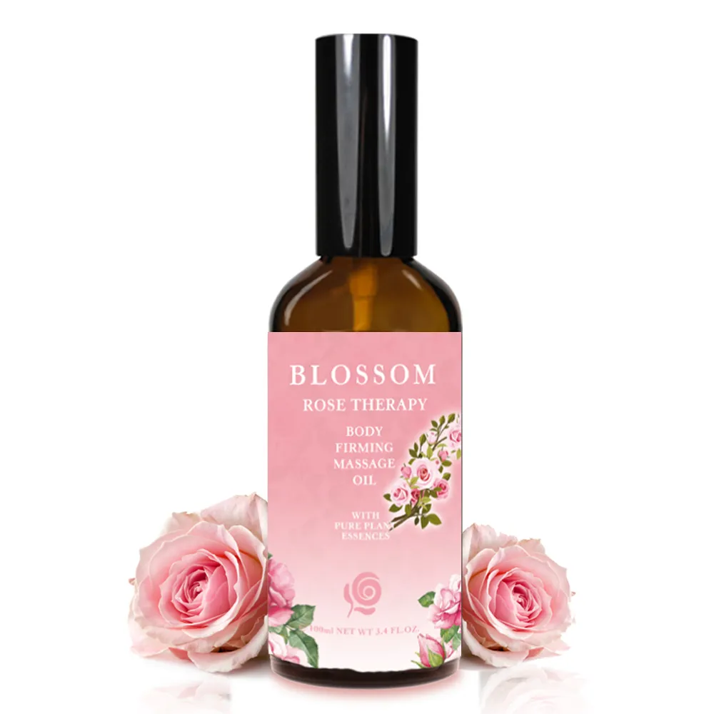 BLOSSOM 玫瑰植萃曲線緊緻修護美體按摩油100ML*1件組