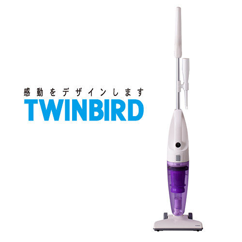 日本TWINBIRD手持直立兩用吸塵器TC-5121TWPU(薰衣草紫)