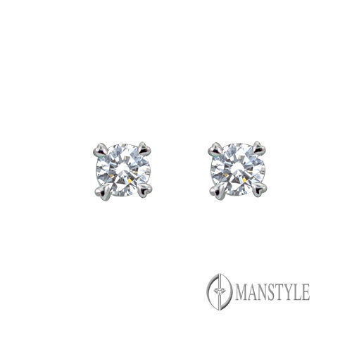 MANSTYLE 甜蜜的心情 0.40ct 鑽石耳環