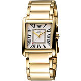【Juicy Couture】Darby 羅馬時尚腕錶-白/金/30mm(J1901057)