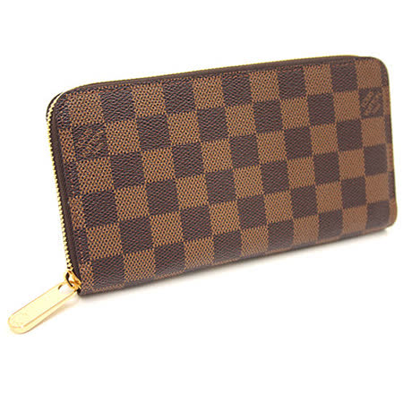 Louis Vuitton 
棋盤格紋拉鍊長夾