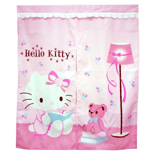 Hello Kitty抱熊中門簾 83x97cm (KT0405)