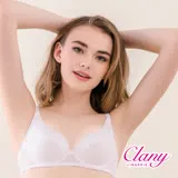 【可蘭霓Clany】台灣製超Q軟鋼圈小熊ABC罩杯學生內衣 浪漫白 6202-22 少女成長型 透氣舒適絲棉