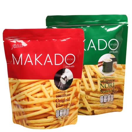 【makado】麦卡多薯条27gx24包/组(盐味/海苔味)