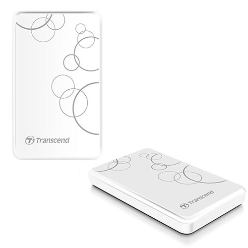 創見USB3.0白纖薄抗震硬碟1TB SJ25A3