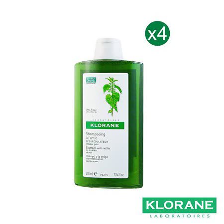 KLORANE蔻蘿蘭
控油洗髮精400mlx4入
