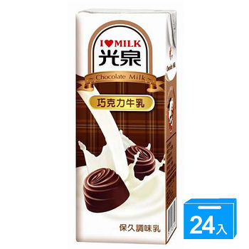光泉巧克力牛乳200ML*24