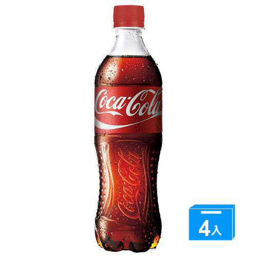 可口可樂寶特瓶600ml*4入