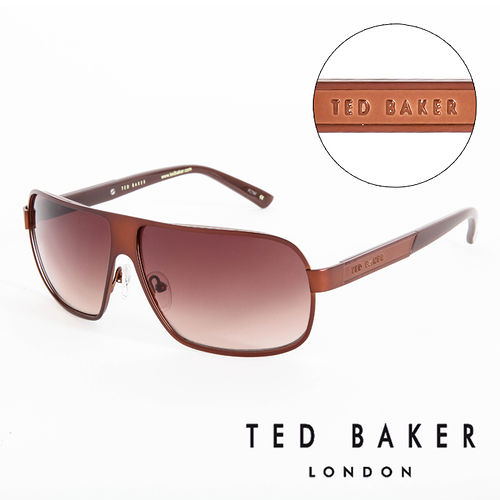 TED BAKER 倫敦 個性質感造型太陽眼鏡(咖啡) TB1241175