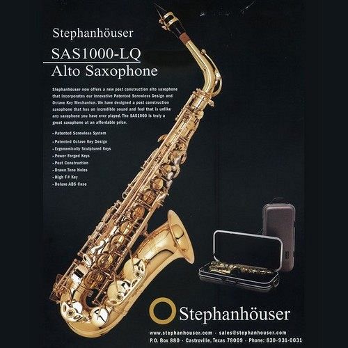 【Stephanhouser】中音 薩克斯風(SAS-1000LQ)