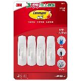 【3件超值組】3M無痕掛勾量販包-中型4入【愛買】