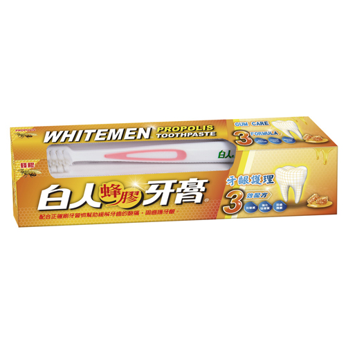 白人蜂膠牙膏130g
