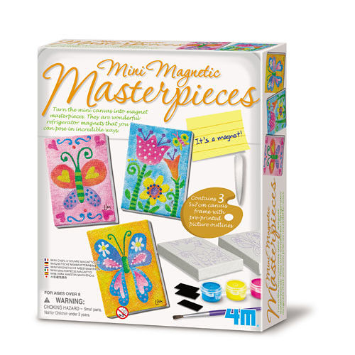 【4M】Mini Magnetic Masterpieces 迷你版畫磁鐵