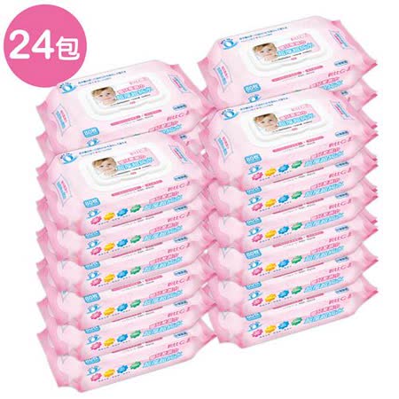【貝比Q】EDI超厚超純水柔濕巾/80抽x24包/箱