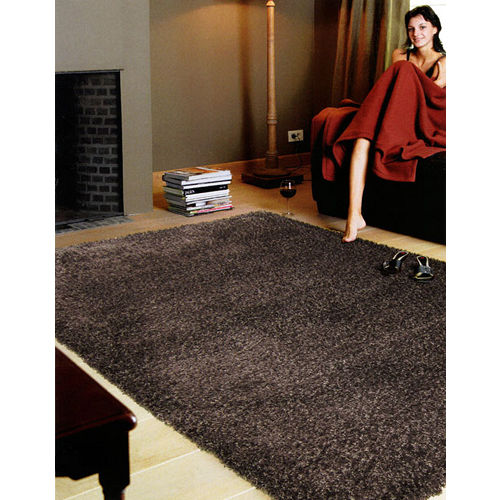 【范登伯格】嘉年華☆居家美學長毛地毯-深咖啡色(140x200cm)