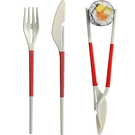 LEKUE
3in1餐具(紅)