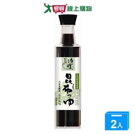 味全 日式和風醬油露北海道昆布(300ML)【兩入組】