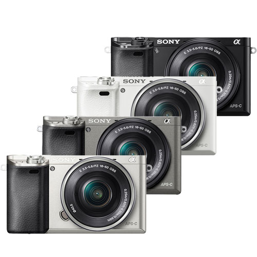 SONY A6000L 16-50mm變焦鏡組(公司貨)-送128G卡+專用鋰電池x2+專用座充+遙控器+相機包+HDMI+吹球拭鏡筆清潔組+熱靴蓋水平儀+UV保護鏡