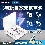 Kamera 低自放充電電池 3號4入 鎳氫電池 2200mAh