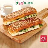 美味青蔥燒餅4個/盒(92g±5%/個)【愛買】