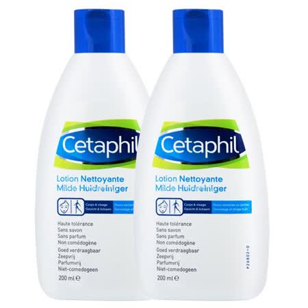 Cetaphil舒特膚 溫和潔膚乳200ml (2入特惠)