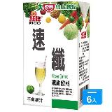 紅牌速纖纖維飲料250ml*6入