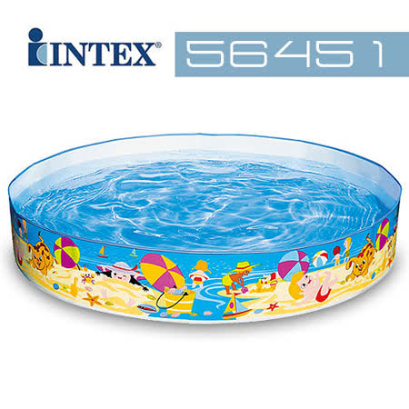 【INTEX】
海濱免充氣水池
