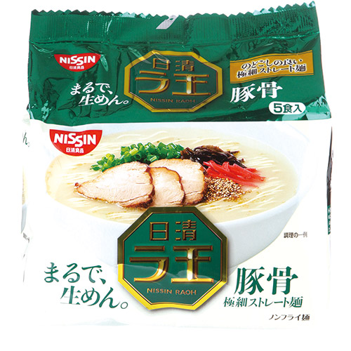 日本日清拉王泡麵豚骨風味84g*5