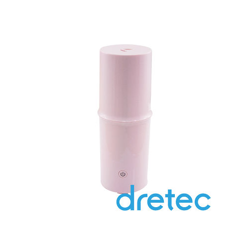 【日本DRETEC】『竹香塔』超音波芳香水氧機-粉色