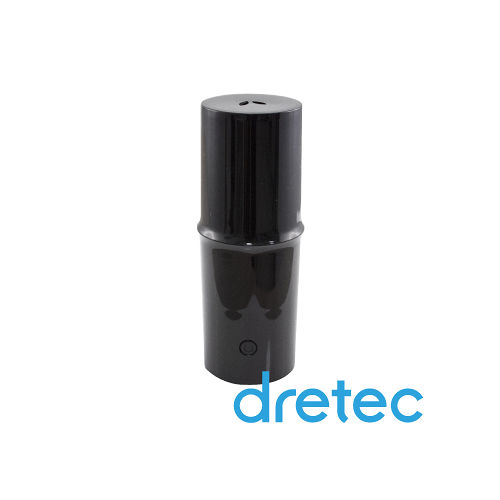 【日本DRETEC】『竹香塔』超音波芳香水氧機-黑色