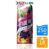 波蜜一日蔬果100%紫色蔬果汁250ml x18入