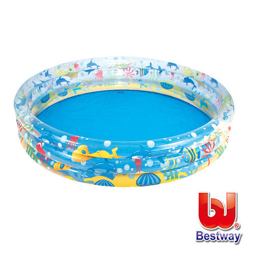 《購犀利》美國品牌【Bestway】海底世界三層充氣泳池