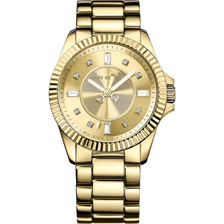 Juicy Couture Stella 晶鑽閃耀腕錶-金 J1900929