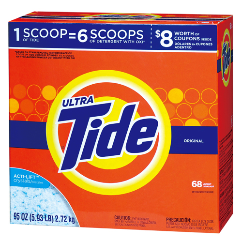 汰漬Tide超濃縮洗衣粉68匙 2.72kg